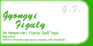 gyongyi figuly business card